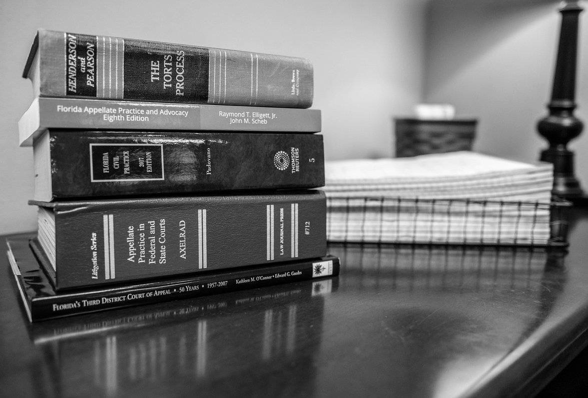 books on desk